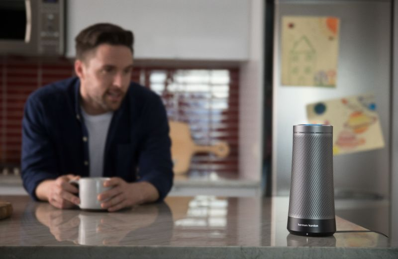 Harman Kardon put Cortana in a speaker and no one cares. It’s about what the speaker can control, not what kind of box it’s in. (Image: Harman Kardon)